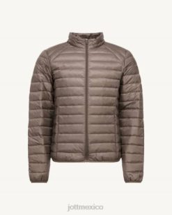 Jott Hombre Chaquetas | Jott Chaqueta de plumas ligera color topo mate hombres 6L88282