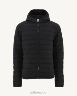 Jott Hombre Chaquetas | Jott chaqueta de plumas con capucha ligera negra lenny hombres 6L88372