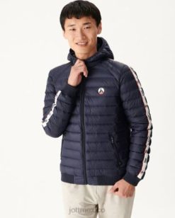 Jott Hombre Chaquetas | Jott chaqueta de plumas con capucha marina colin hombres 6L88267