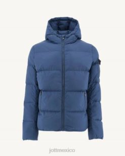 Jott Mexico | Jott chaqueta acolchada con capucha blue jeans toledo frío extremo hombres 6L88403