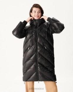 Jott Mujer | Jott Anorak largo con capucha para frío extremo noir comet mujer 6L88626