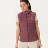 Jott Mujer | Jott chaqueta acolchada elástica sin mangas granada color burdeos mujer 6L88764