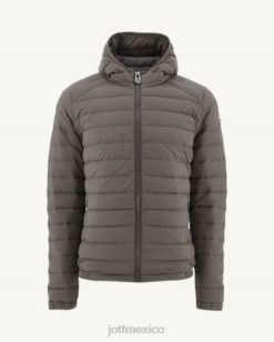 Jott Mujer | Jott chaqueta de plumas con capucha color topo claro lenny hombres 6L88374